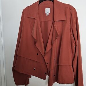 Halogen Women's Terracotta Bomber Jacket
